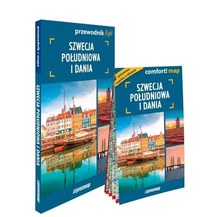 Książka - Szwecja południowa i Dania light: przewodnik + mapa