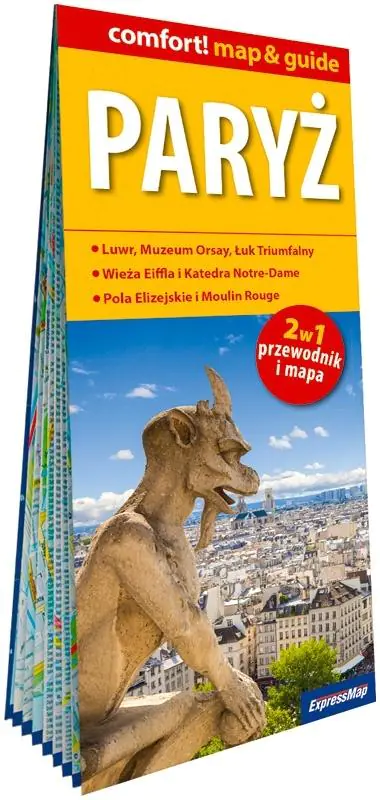 Książka - Comfort! map&guide Paryż w.2026