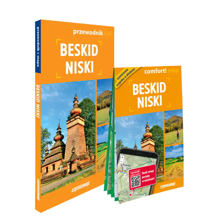 Książka - Beskid Niski light: przewodnik + mapa