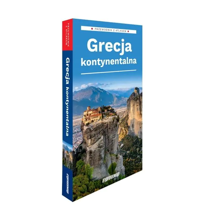 Książka - Grecja kontynentalna. Przewodnik z atlasem
