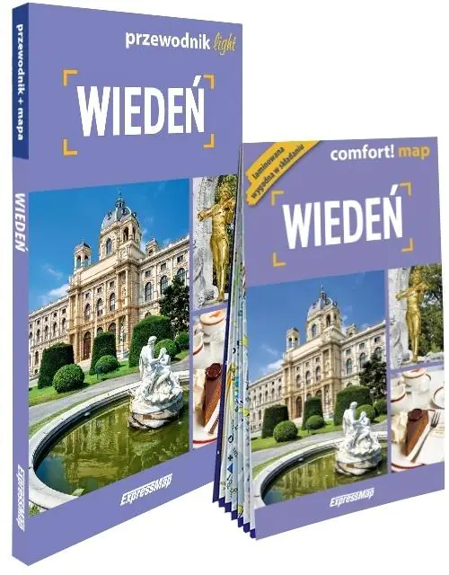 Książka - Wiedeń light: przewodnik + mapa