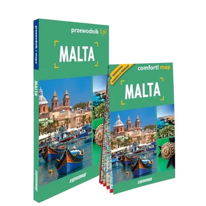 Książka - Malta light: przewodnik + mapa