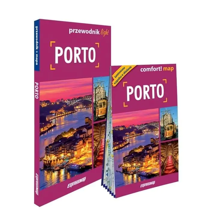 Książka - Porto light: przewodnik + mapa