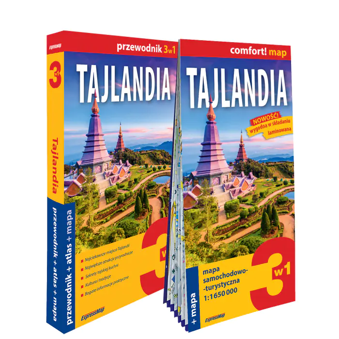 Książka - Tajlandia zestaw przewodnikowy 3w1 2025