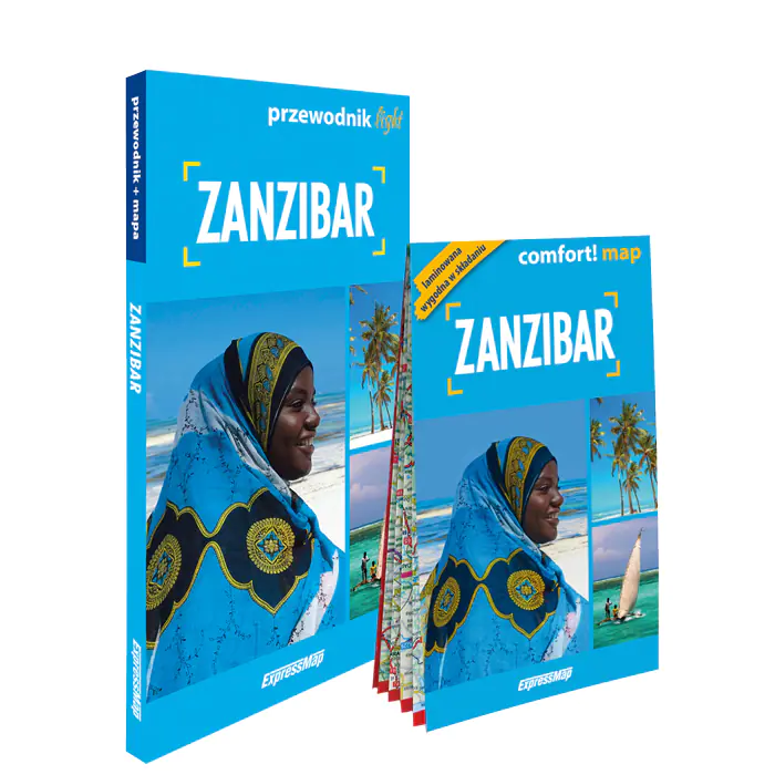 Książka - Zanzibar light przewodnik + mapa