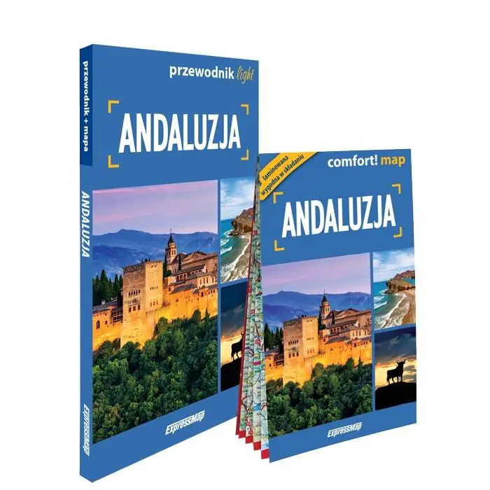 Książka - Andaluzja light: przewodnik + mapa