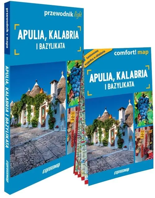 Książka - Apulia, Kalabria i Bazylikata light: przewodnik + mapa