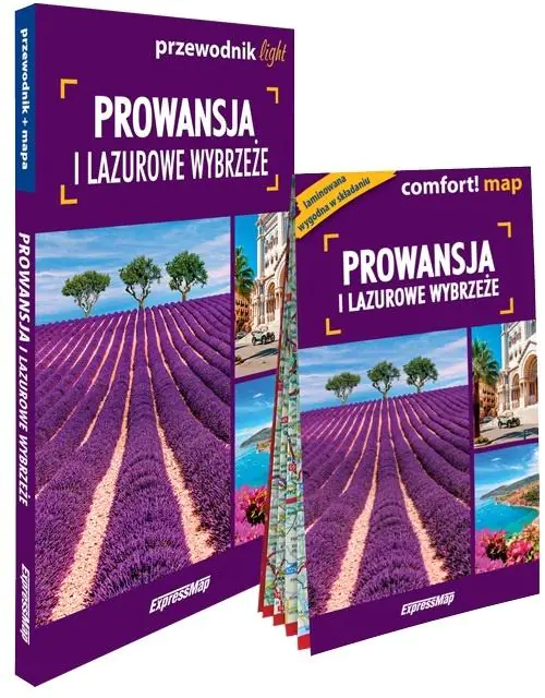 Książka - Prowansja i Lazurowe Wybrzeże light: przewodnik + mapa