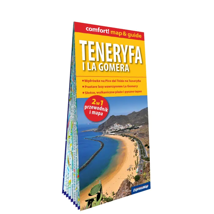 Książka - Teneryfa i La Gomera 2w1 przewodnik i mapa laminat