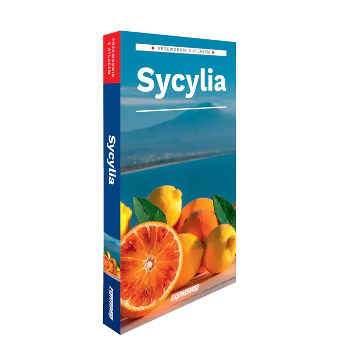Książka - Sycylia 2w1 przewodnik + mapa