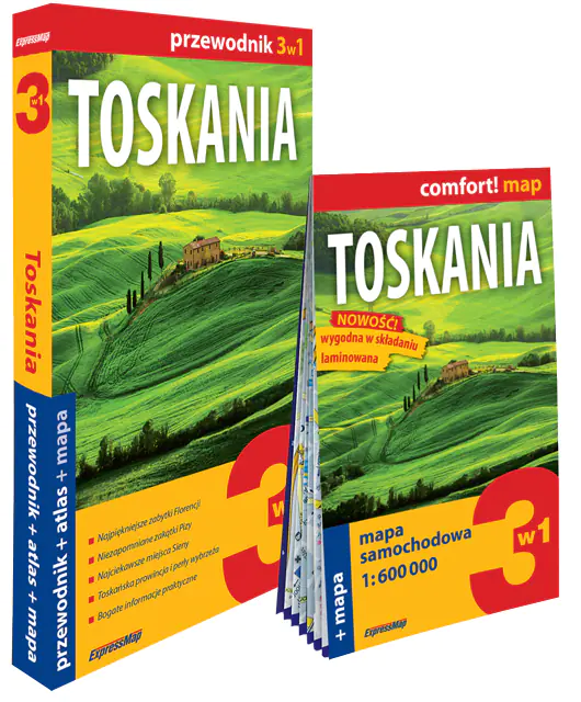 Książka - Toskania zestaw przewodnikowy 3w1 2026