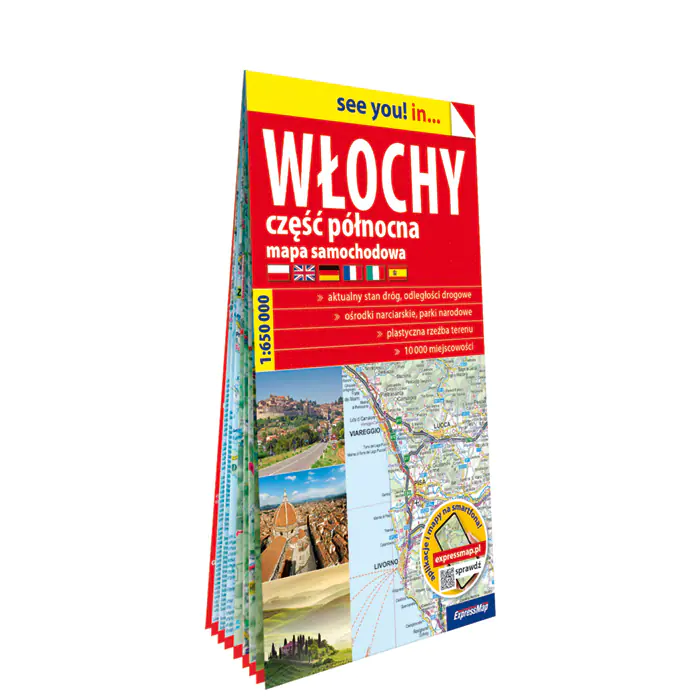 Książka - Włochy Północne mapa samochodowa 1:650 000 papier 2026
