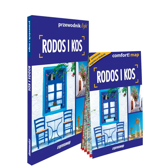Książka - Rodos i Kos light przewodnik + mapa