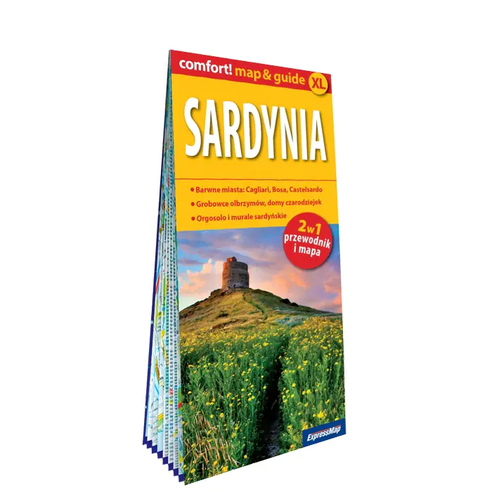 Książka - Sardynia laminowany map&guide XL 2w1 przewodnik i mapa