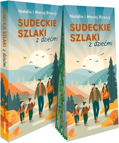 Książka - Sudeckie szlaki z dziećmi przewodnik +mapa