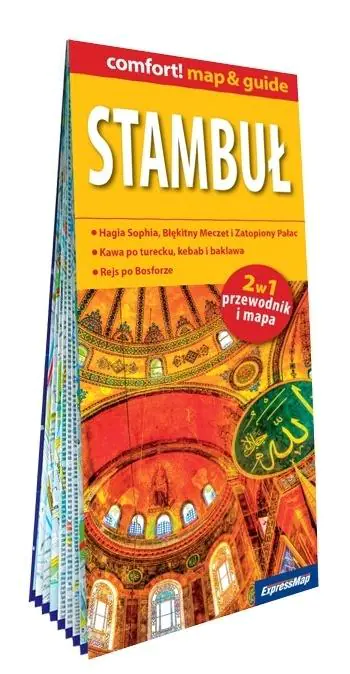 Książka - Stambuł laminowany przewodnik i mapa 2w1