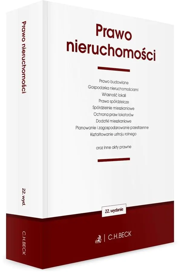 Książka - Prawo nieruchomości oraz inne akty prawne