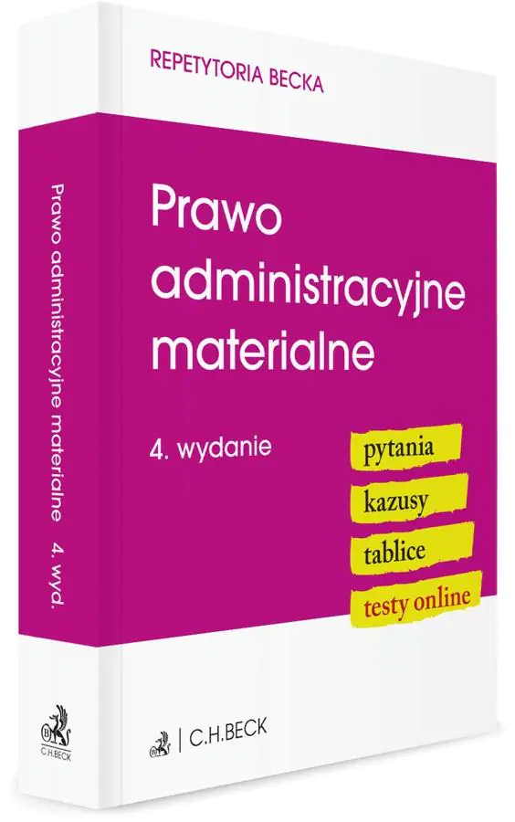 Książka - Prawo administracyjne materialne w.4