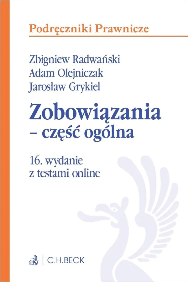 Książka - Zobowiązania - część ogólna z testami online