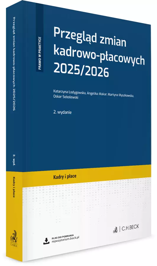 Książka - Przegląd zmian kadrowo-płacowych 2025/2026