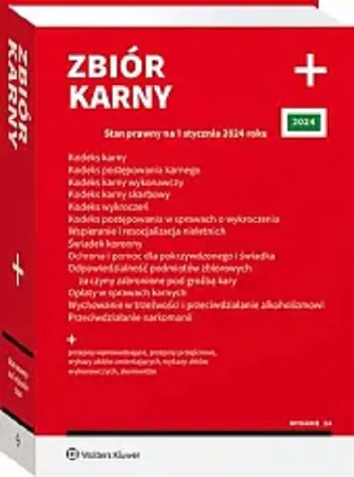 Książka - Zbiór karny PLUS. Kodeks karny. Kodeks postępowania karnego. Kodeks karny wykonawczy. Kodeks karny skarbowy. Kodeks wykroczeń. Kodeks postępowania w sprawach o wykroczenia. Wspieranie i resoc