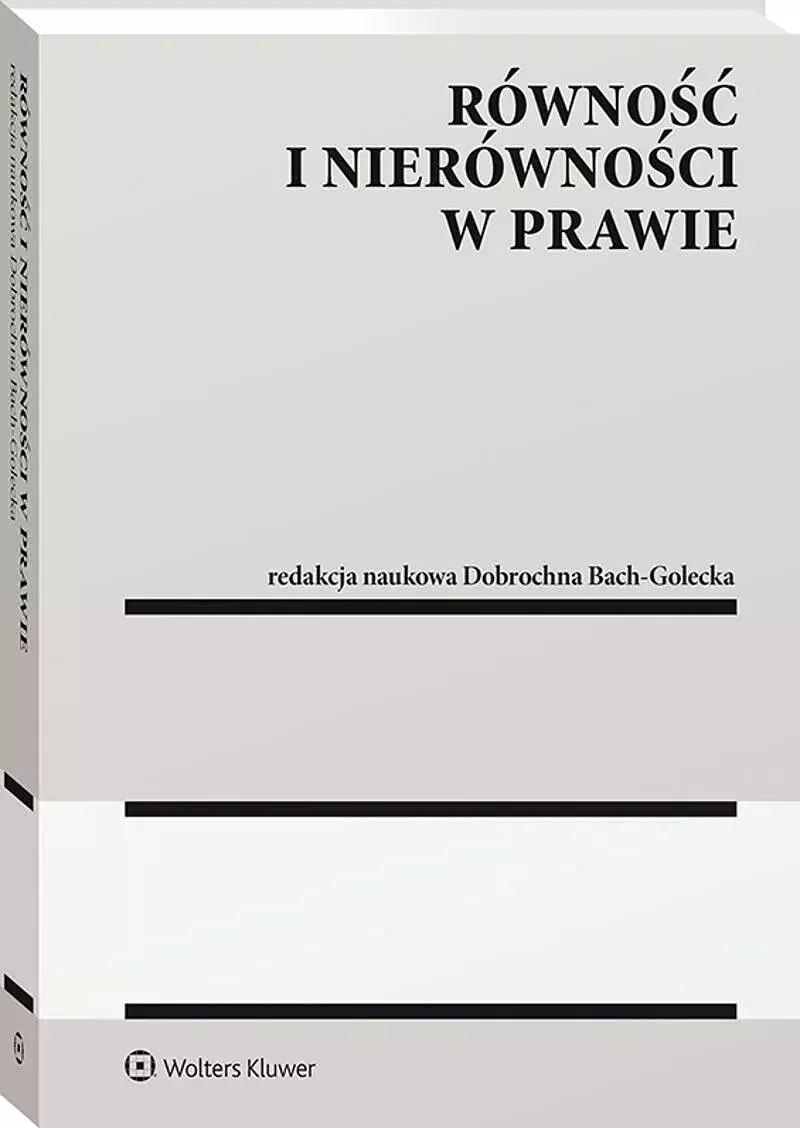 Książka - Równość i nierówności w prawie
