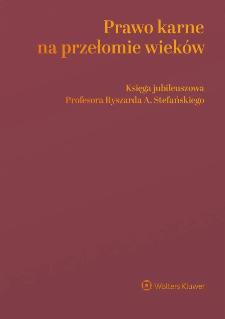 Książka - Prawo karne na przełomie wieków