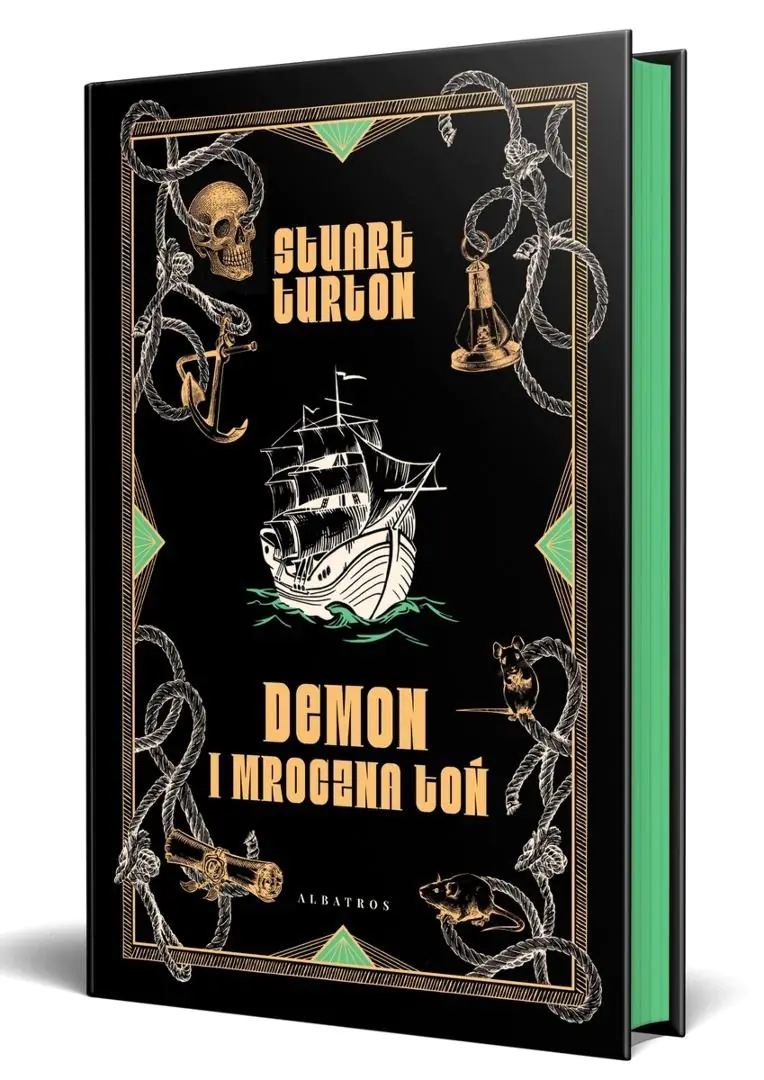 Książka - Demon i mroczna toń (barwione brzegi)