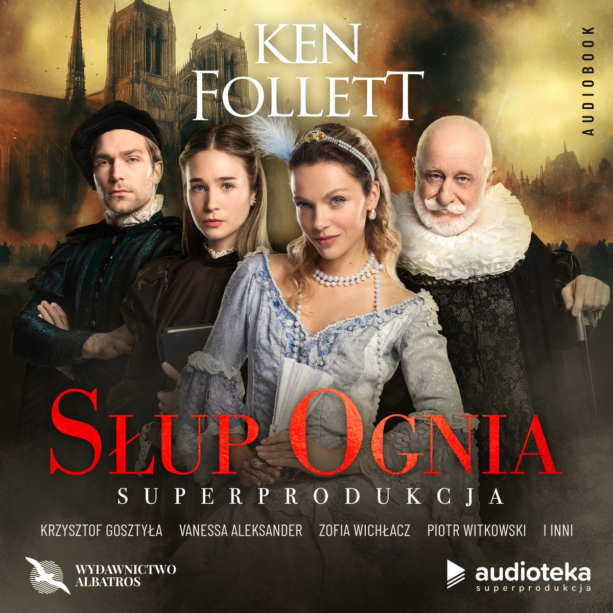 Książka - Słup ognia (książka audio - superprodukcja audio / CD pak)