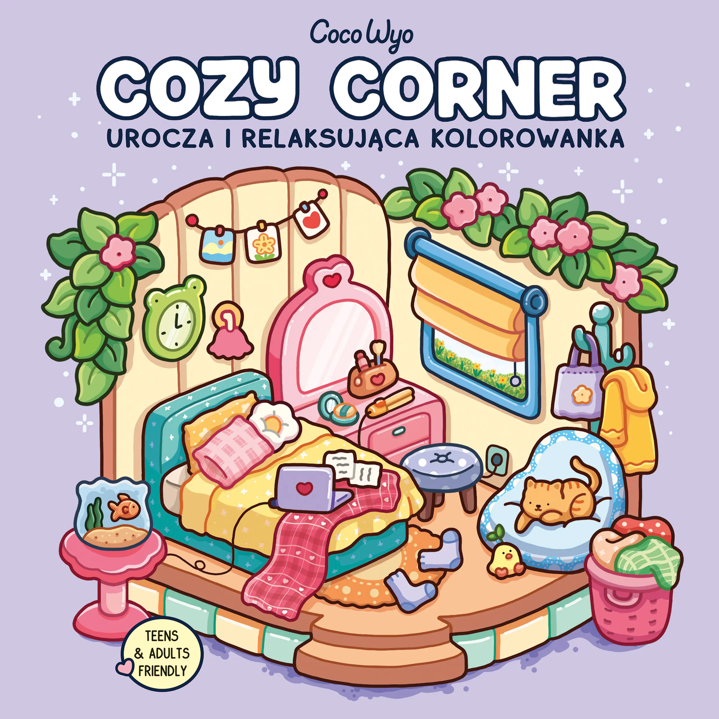 Książka - Cozy Corner. Urocza i relaksująca kolorowanka