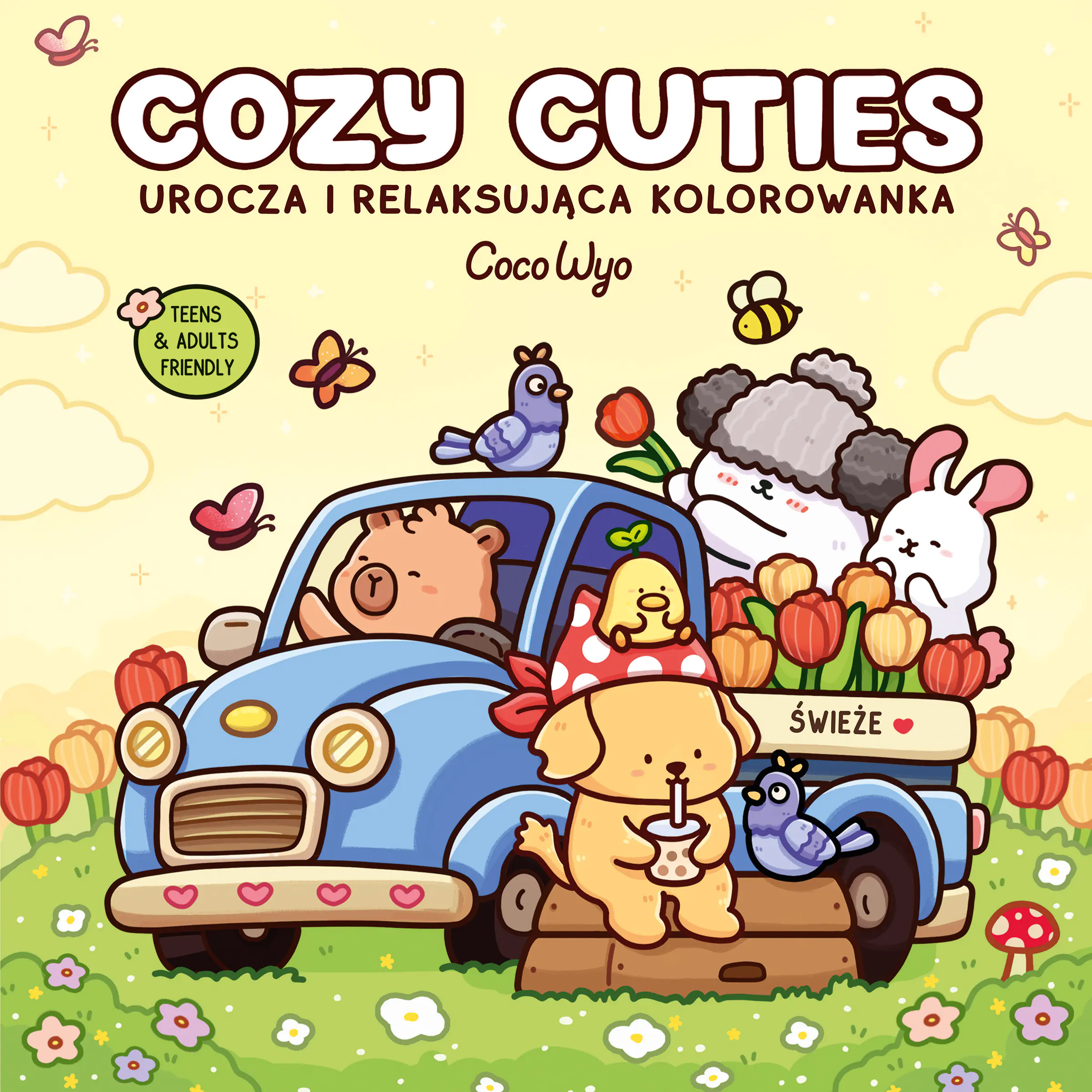 Książka - Cozy Cuties. Urocza i relaksująca kolorowanka