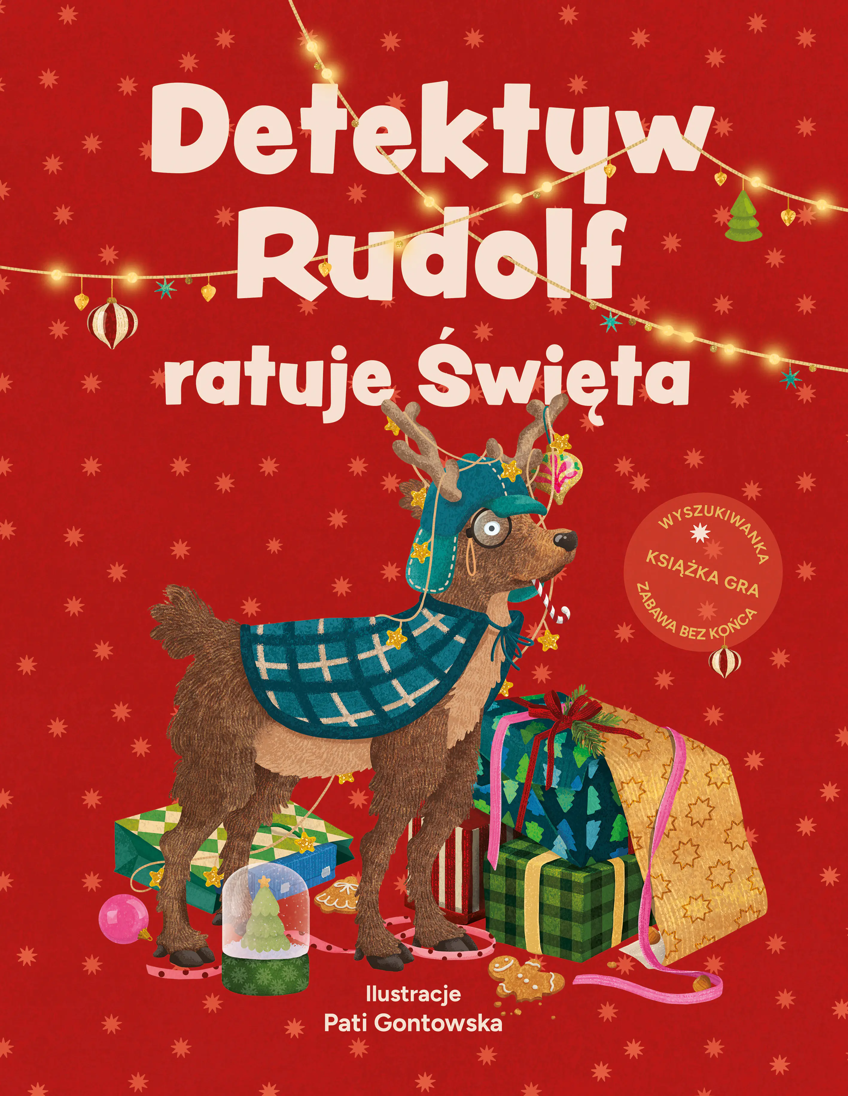 Książka - Detektyw Rudolf ratuje Święta. Świąteczna książka-gra