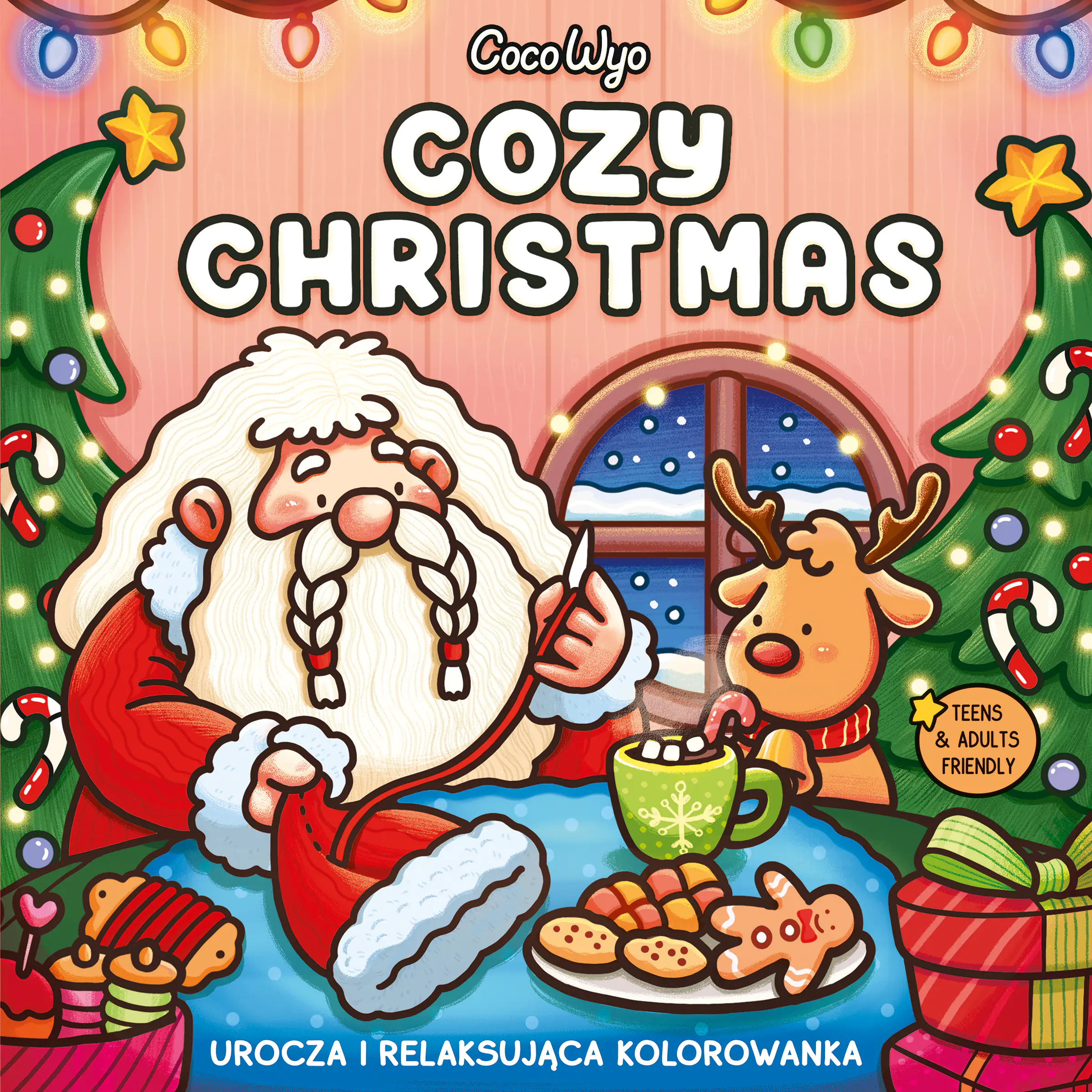 Książka - Cozy Christmas. Urocza i relaksująca kolorowanka
