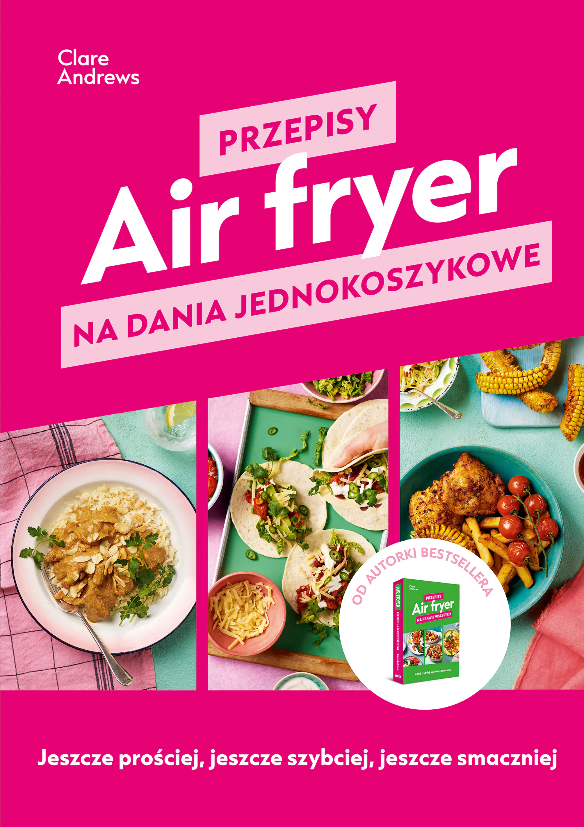 Książka - Air fryer. Przepisy na dania jednokoszykowe