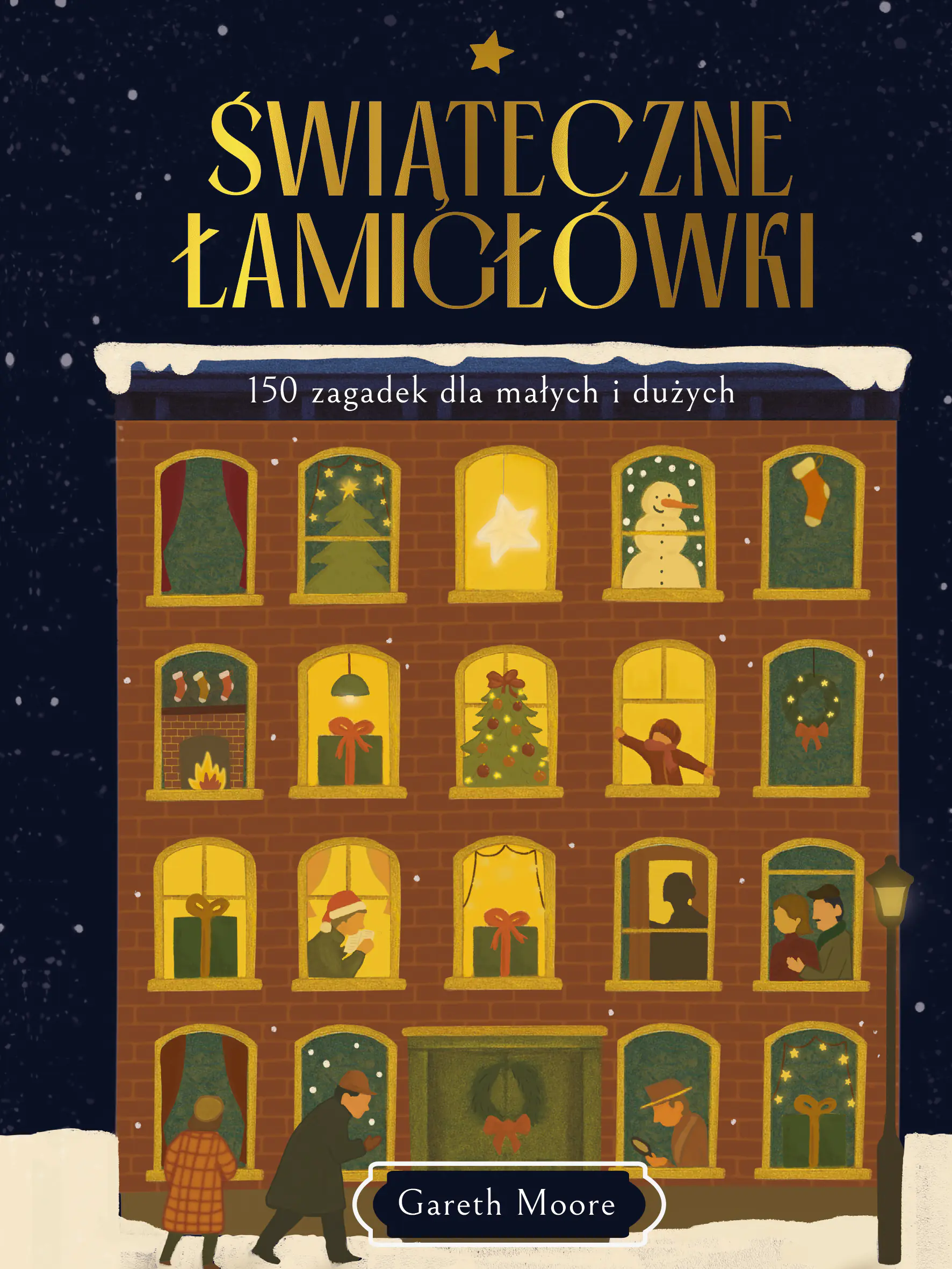 Książka - Świąteczne łamigłówki. 150 zagadek dla małych i dużych