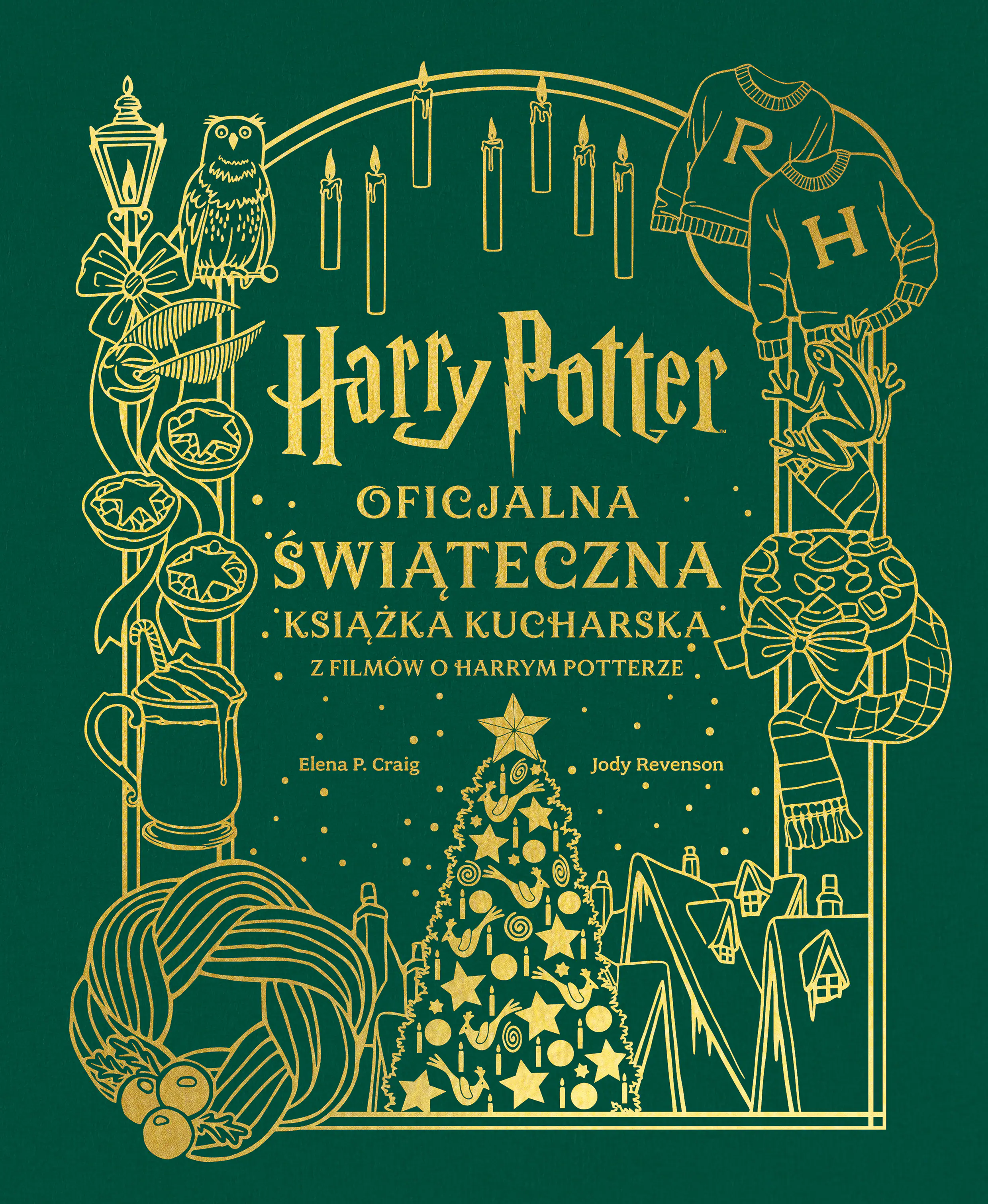 Książka - Harry Potter. Oficjalna świąteczna książka kucharska z filmów o Harrym Potterze