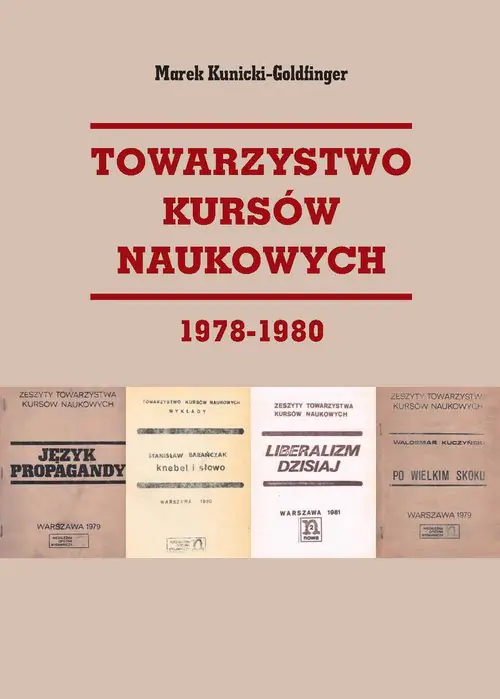 Książka - Towarzystwo Kursów Naukowych 1978-1980