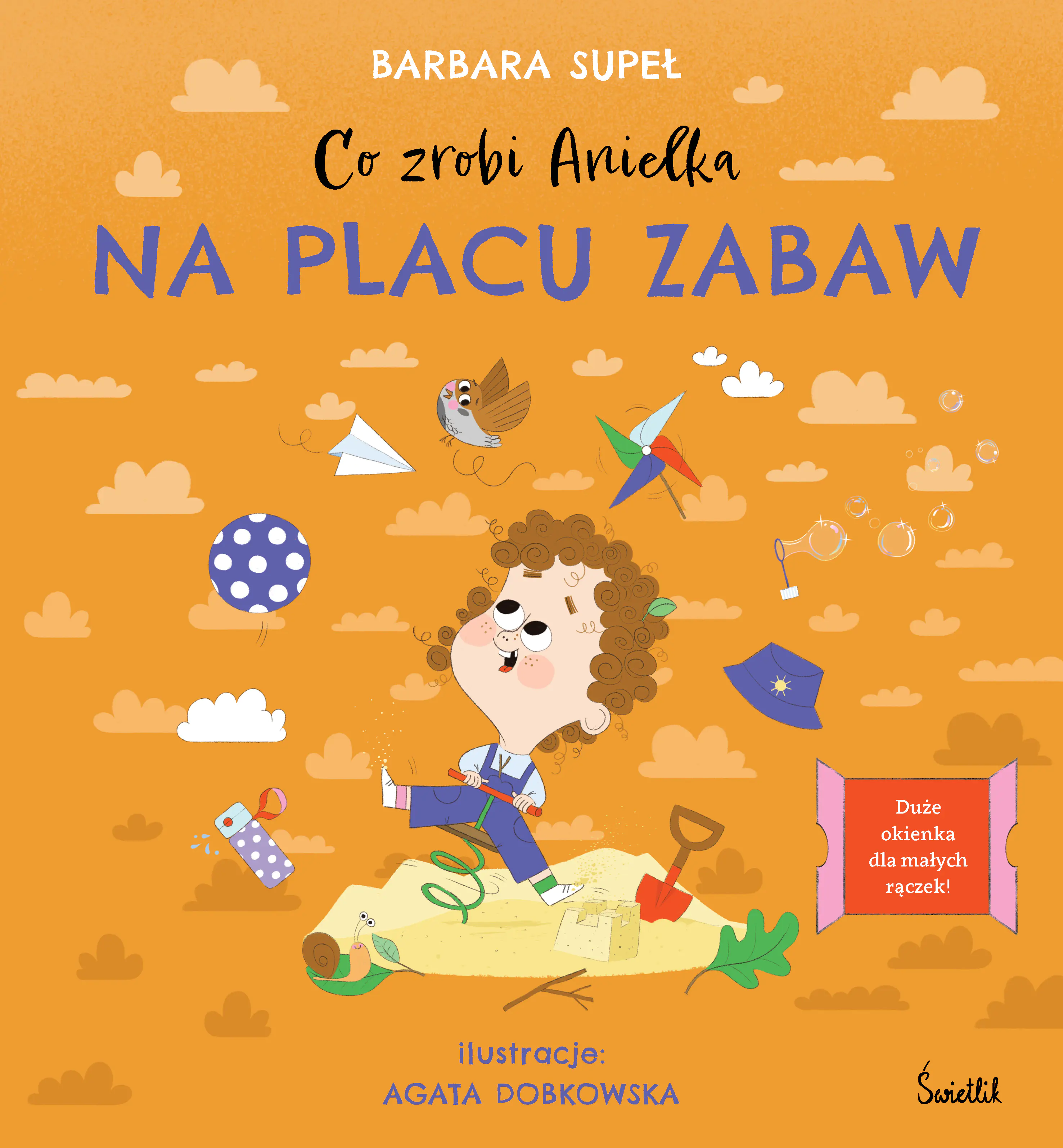 Książka - Co zrobi Anielka na placu zabaw