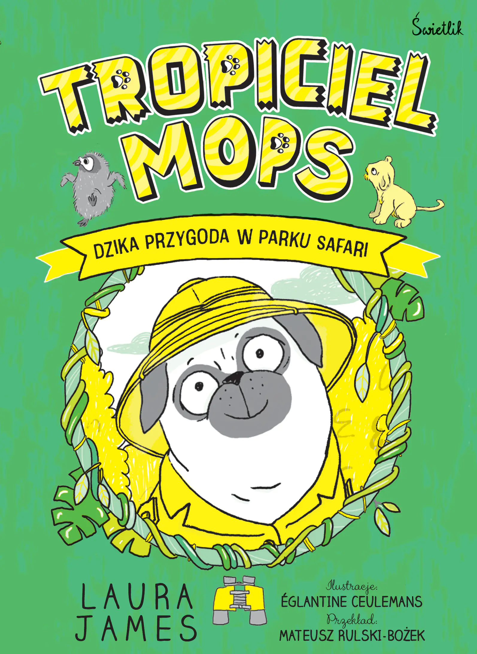 Książka - Dzika przygoda w parku safari. Tropiciel Mops. Tom 3
