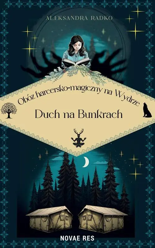 Książka - Obóz harcersko-magiczny na Wydrze. Duch na bunkrach