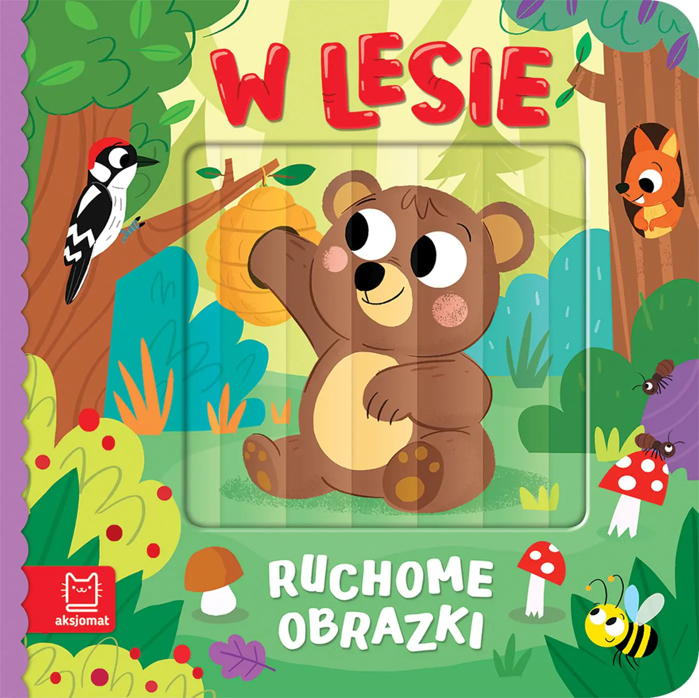 Książka - Ruchome obrazki. W lesie