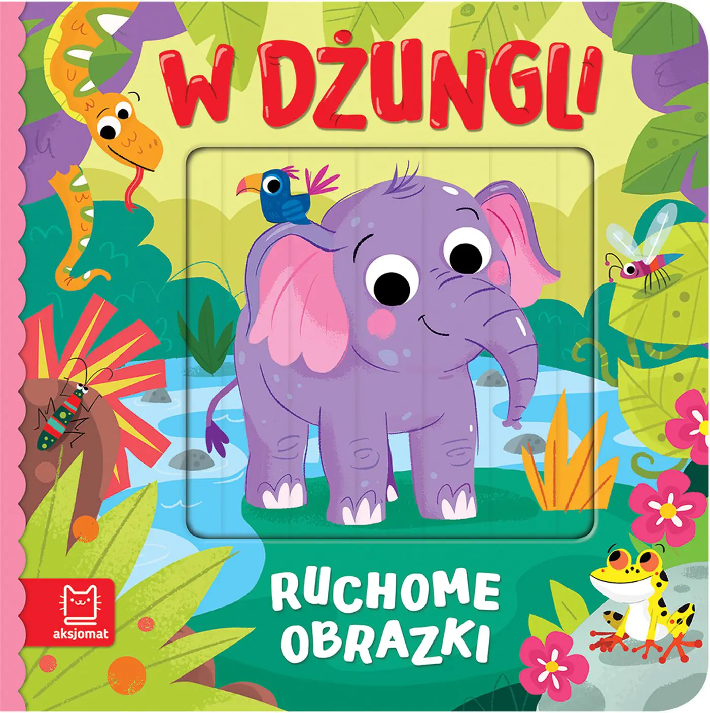 Książka - Ruchome obrazki. W dżungli