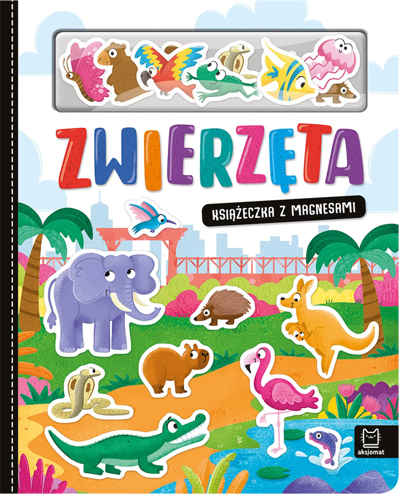 Książka - Zwierzęta. Książeczka z magnesami