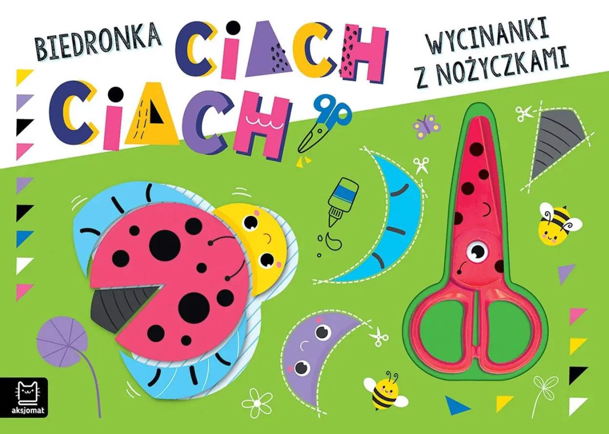 Książka - Wycinanki z nożyczkami. Biedronka ciach, ciach