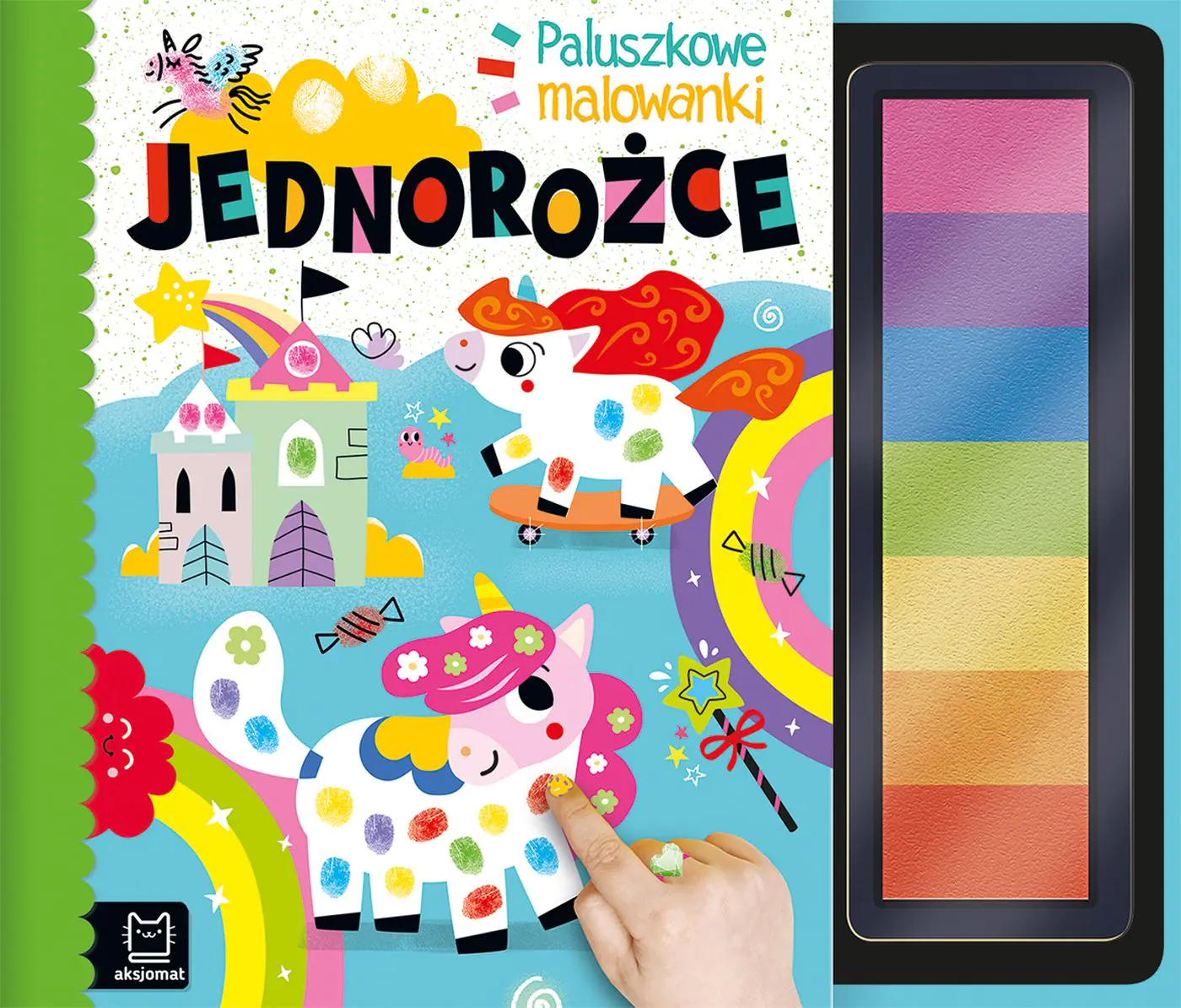 Książka - Paluszkowe malowanki. Jednorożce