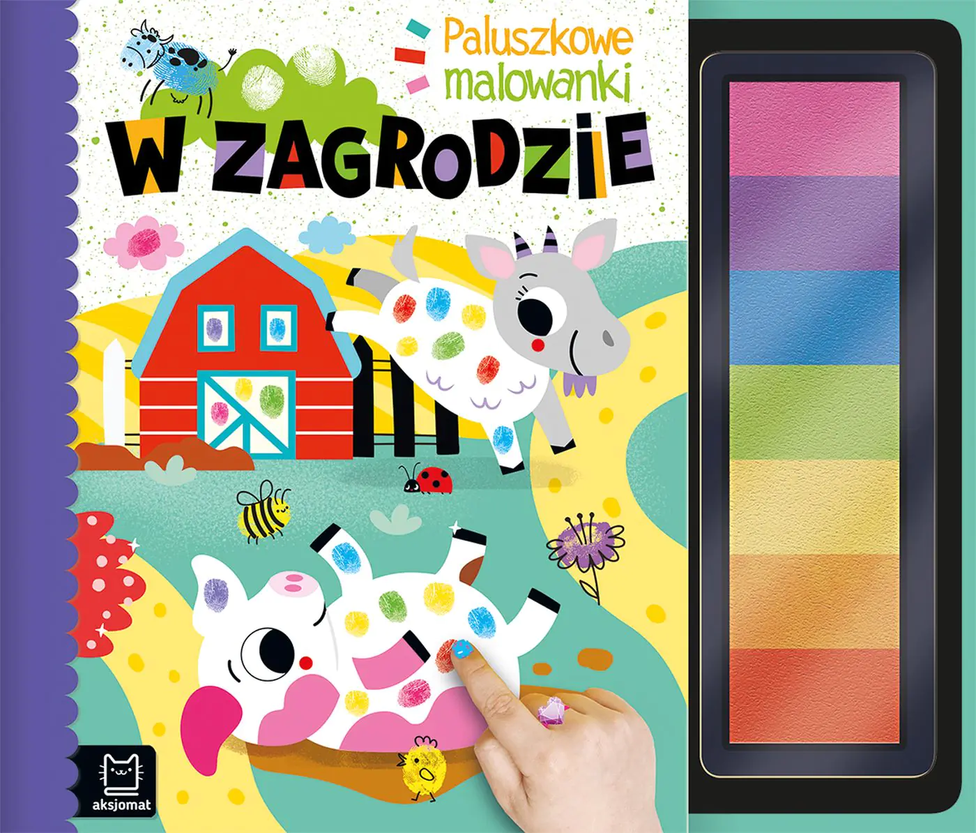 Książka - Paluszkowe malowanki. W zagrodzie