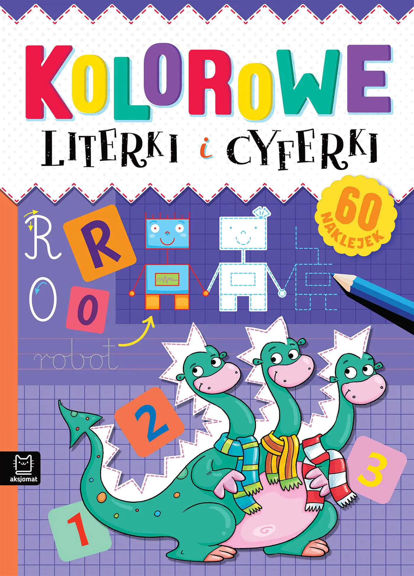 Książka - Kolorowe literki i cyferki