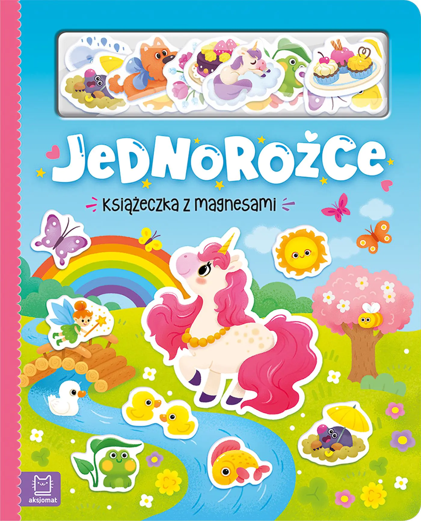 Książka - Jednorożce. Książeczka z magnesami