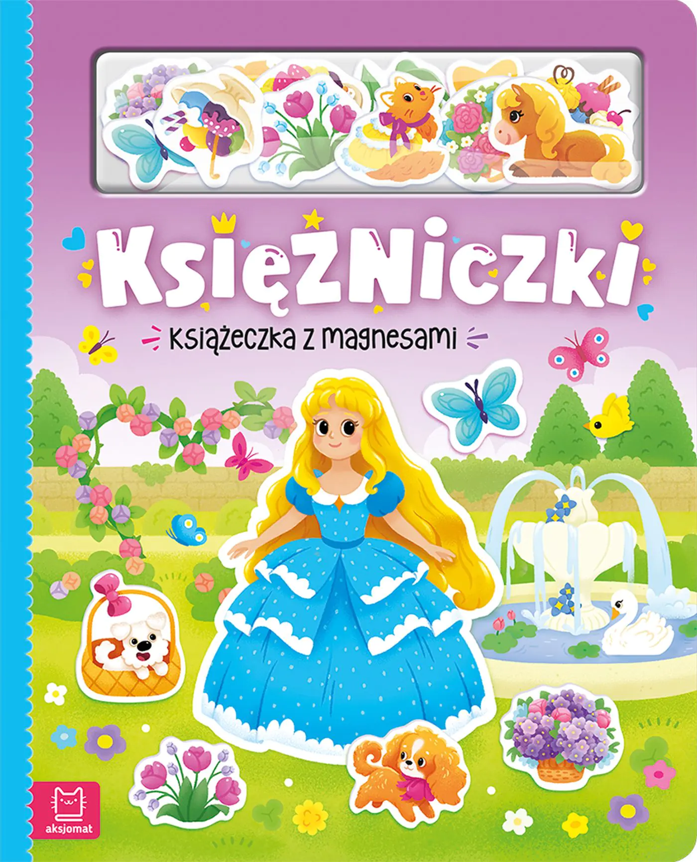 Książka - Księżniczki. Książeczka z magnesami