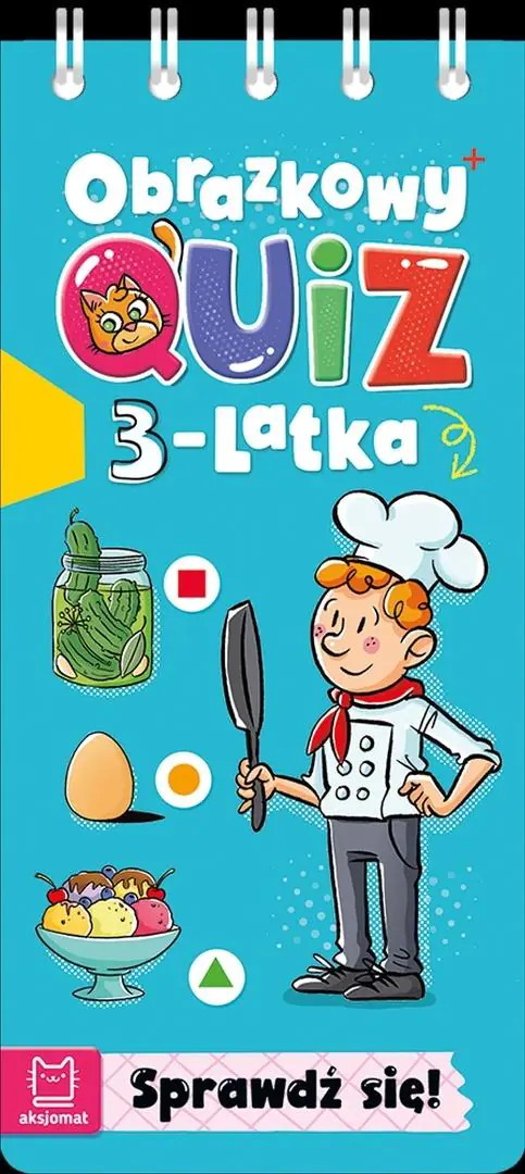 Książka - OBRAZKOWY QUIZ 3-LATKA. SPRAWDŹ SIĘ